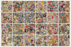 24 Vintage Scattered Ephemera Backgrounds Product Image 2