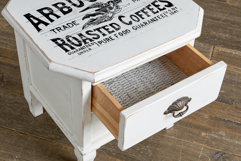 Side Table Decoupage Paper Poster Furniture Mockup Product Image 4