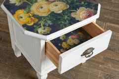 Side Table Decoupage Paper Poster Furniture Mockup Product Image 5