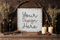 Vintage Rustic Sign PSD And JPG Mockups Product Image 1