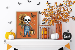 Halloween Skeletons For Sublimation, Clipart, Printable Product Image 7