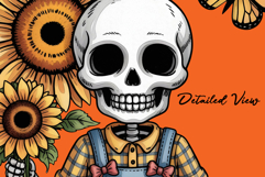 Halloween Skeletons For Sublimation, Clipart, Printable Product Image 2