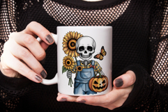 Halloween Skeletons For Sublimation, Clipart, Printable Product Image 4