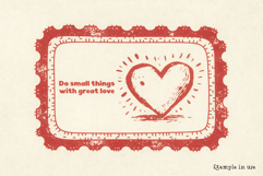 Stamp Edge Distressed Transparent PNG Frame Set - clipart Product Image 5