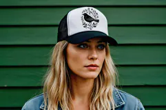 Trucker Hat Jpg Mockup Images For Sublimation, Clip Art Product Image 2