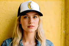 Trucker Hat Jpg Mockup Images For Sublimation, Clip Art Product Image 5