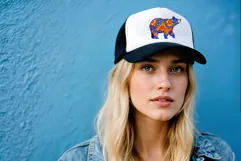 Trucker Hat Jpg Mockup Images For Sublimation, Clip Art Product Image 4