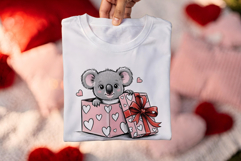 Valentine's Day Gift Box Animals Sublimation PNG Collection Product Image 3