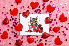 Valentine's Day Gift Box Animals Sublimation PNG Collection Product Image 6