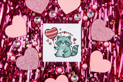 Valentine's Day Animals Sublimation PNG Clipart Collection Product Image 3