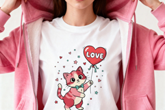 Valentine's Day Animals Sublimation PNG Clipart Collection Product Image 4
