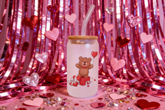 Valentine's Day Animal Gifts PNG Sublimation clipart set Product Image 4