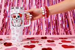 Valentine's Day Animals PNG Sublimation Set With Letters Product Image 5