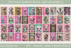 Vintage Robot Illustrations Product Image 1