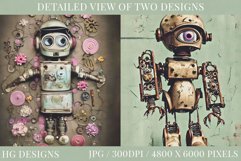 Vintage Robot Illustrations Product Image 7