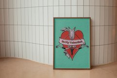 Vintage Valentine&#039;s Day Png Clipart Set Product Image 4
