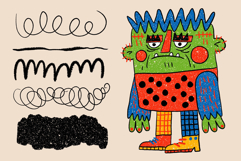 Hairy Situation Procreate Brush Duo Product Image 2