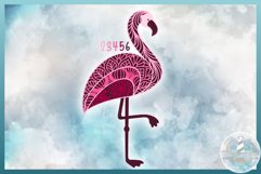 3D SVG Mandala | 3D Layered SVG | 3D Flamingo Layered SVG Product Image 5