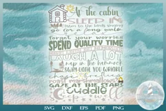 At The Cabin Subway Art Quote | Wall Art, Sign, Decal Design Product Image 4