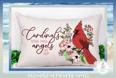 Cardinals Appear When Angels Are Near Quote SVG Product Image 1