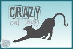 Crazy Cat Lady Cat Quote SVG - I Love My Cats - Cat SVG Product Image 3