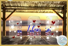 4th of July I Love A Parade Quote LIBBEY GLASS SVG Product Image 3