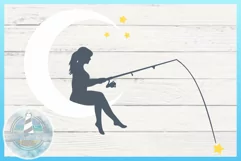 Woman On Moon SVG | Remembrance Memorial T Shirt Design Product Image 2