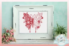 It Is Well With My Soul Bible Quote Butterfly Mandala SVG Product Image 3