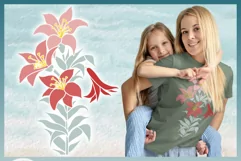 HGD - Lillies Lily Flower SVG - svg dxf eps pdf png file for cricut silhouette machines - sublimation waterslide htv signs t-shirts and other crafts