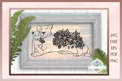 Harbor Grace Designs  This is a digital download for Lions  Mother And Baby SVG - Wild Animal Floral Mandala SVG SVG - a bundle of exclusive designs by Harbor Grace Designs. Files from Harbor Grace Designs will work with all major cutting and design progr