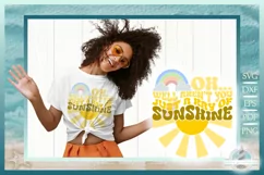 Aren't You Just A Ray Of Sunshine - A Wavy Text Quote SVG Product Image 1