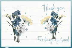 Thank you for being my friend Quote 300 dpi Sublimation PNG Product Image 2