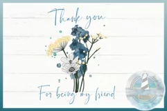 Thank you for being my friend Quote 300 dpi Sublimation PNG Product Image 3