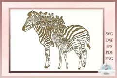 Harbor Grace Designs  This is a digital download for Zebra Mother And Baby SVG - Wild Animal Floral Mandala SVG SVG - a bundle of exclusive designs by Harbor Grace Designs. Files from Harbor Grace Designs will work with all major cutting and design progra