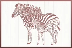 Harbor Grace Designs  This is a digital download for Zebra Mother And Baby SVG - Wild Animal Floral Mandala SVG SVG - a bundle of exclusive designs by Harbor Grace Designs. Files from Harbor Grace Designs will work with all major cutting and design progra
