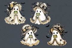 Cute Halloween Ghost. Sublimation design PNG Product Image 2