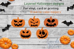 Halloween decal, vinyl cutting, cake toppers, card making Product Image 3