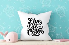 Live life in a color Svg Png Product Image 3