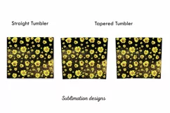 Sunflowers tumbler,20 oz skinny tumbler sublimation png Product Image 3