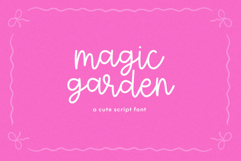 Magic Garden - Cute Script Font Product Image 1