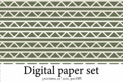 Elephant Digital Papers - Zebra Seamless Pattern Product Image 5