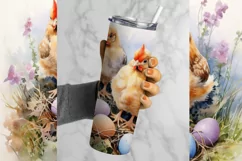 Easter Eggs Tumbler Sublimation | Easter Tumbler PNG Product Image 2