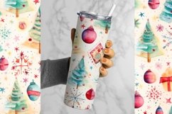 Christmas Tumbler Wrap | Christmas Sublimation Product Image 2