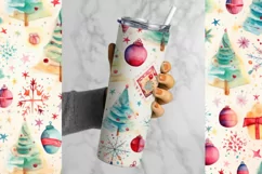 Christmas Tumbler Wrap | Christmas Sublimation Product Image 2