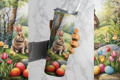 Easter Eggs Tumbler Sublimation | Easter Tumbler PNG Product Image 2