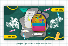 Hibachi | Natural Kids Handwritten Webfont for Playful Web Product Image 6