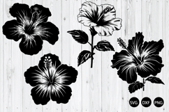 Hibiscus Flower SVG, Hawaiian Flower SVG, Tropical Flower Product Image 1