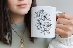 Hibiscus Flower Svg Design, Hibiscus Cut File Product Image 4