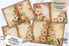 Hibiscus Junk Journal Pages Product Image 1