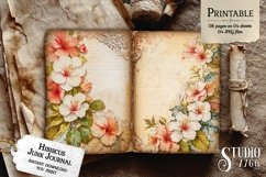 Hibiscus Junk Journal Pages Product Image 2